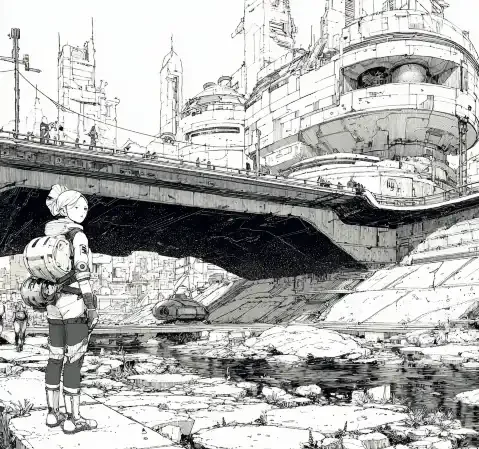 香香漫画内容示意图：用几何编辑风表现题材分类的收录方式
